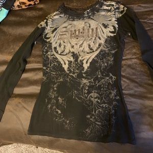 Sinful long sleeve thermal—reversible!!